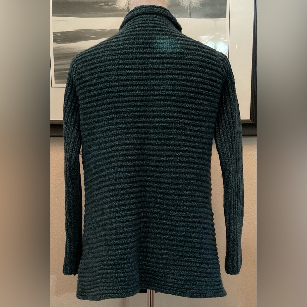 Fisherman Out of Ireland Merino Wool/Cashmere Rib Cardigan MSRP $245 size small - Picture 4 of 7
